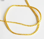 Assorted Colours String Trims - 3mm wide x appx 20 metres (BRT13 Gold)