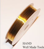 A Roll of Fine Bead Craft Gold Wire, Size 0.3mm
