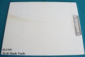 Natural wood drawing clipboard on a white background