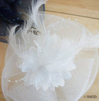 Variety of lace flower beads in different styles and colours