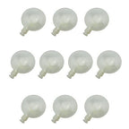 Image of a pack of 10 round flat replacement squeakers.