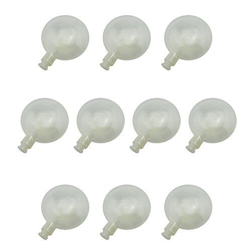 Image of a pack of 10 round flat replacement squeakers.
