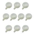 Pack of 10 large round flat replacement squeakers