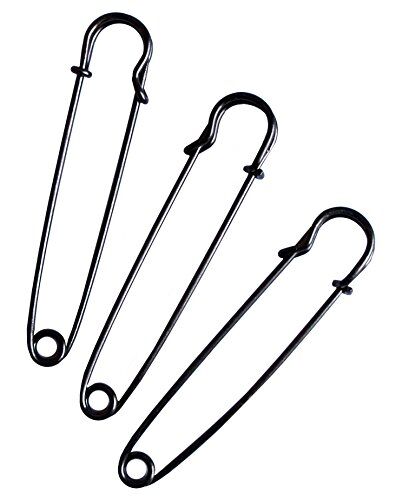 Extra large kilt pins displayed in a pack of three.