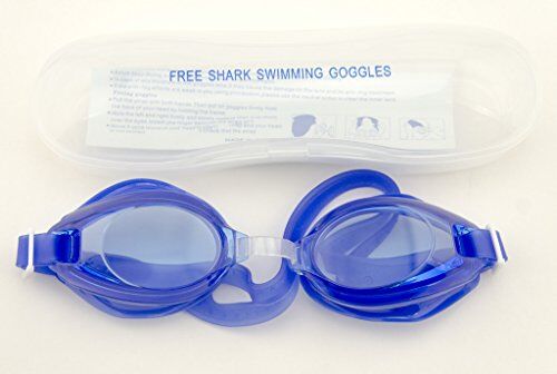 YG-7008 Deep Blue Swimming Goggles - Ergonomic Design with 100% U.V. Protection and Anti-Fog Coating