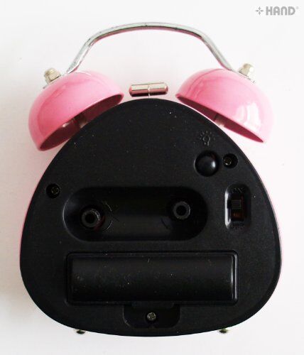 Alarm clock displaying time with a vibrant colour scheme