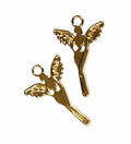 Pack of 10 gold zip pulls displayed on a white background