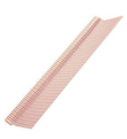 Roll of white pattern cutting tracing paper with red grid.
