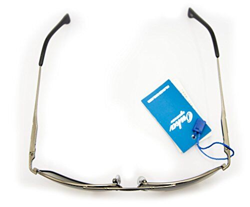 Front view of the sunglasses highlighting the frame size.