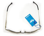 Front view of the sunglasses highlighting the frame size.