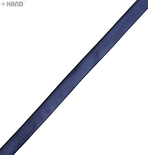 20m Black/White Ribbon - Assorted Styles (FB01 7mm Black Sheer)