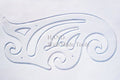 French curve tool for sewing patterns, 240 mm L x 135 mm H