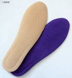 Insoles demonstrating shock absorption feature