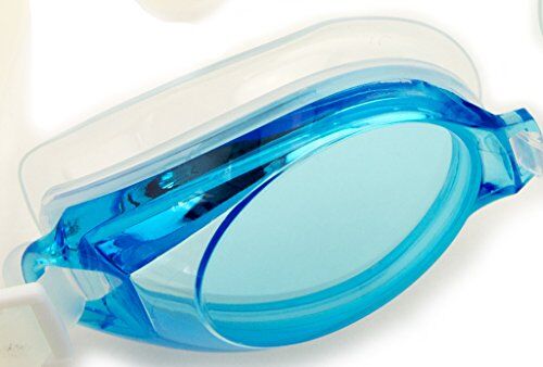 YG-7008 Sky Blue Swimming Goggles - Ergonomic Design with 100% U.V. Protection and Anti-Fog Coating