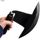 Close-up of the skiving tool's sharp edge for precision cutting