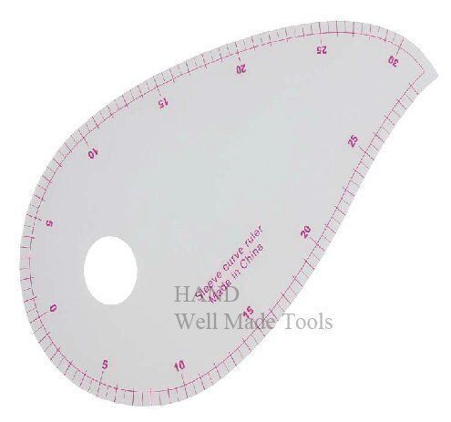 Ruler placed on a fabric pattern for accurate measurements