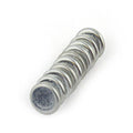 Pack of 10 silver colour snap magnets for sewing