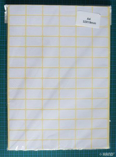 Pack of Write on Me self adhesive tailors white labels