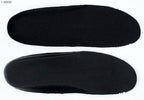 Side view of black PU insoles highlighting their comfort