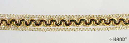 Various crafting projects featuring the decorative gold trim ribbon.