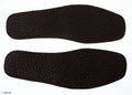 Dark brown leather insole displayed on a white background.