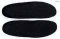 Two pairs of black PU men's insoles in Size UK 12