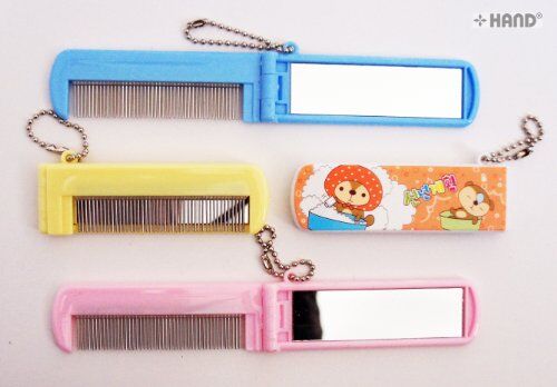Travel-sized hair brush and comb set for kids