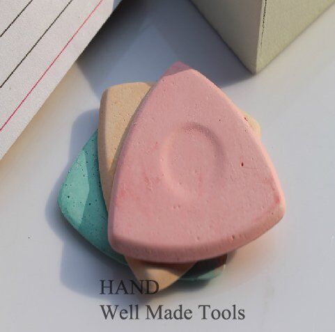 Assorted triangle tailors chalks displayed in a gift box
