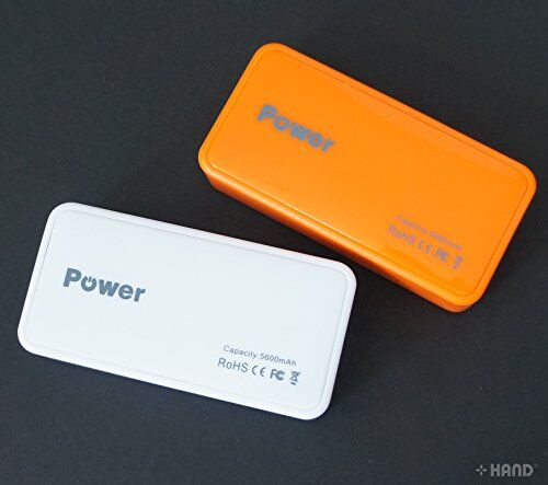 Close-up of the power bank showing charging ports