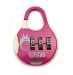 My Neighbour Totoro Colourful 3 Digit Combination Padlock for Your School, Home, Locker, Bag, Diary - It's My Secret - Raspberry