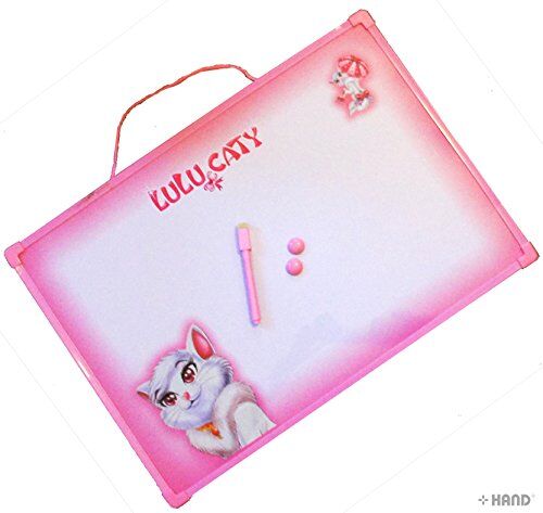 Children Colourful Dry Erase Magnetic White/Alphabet Board with Marker, Eraser and Magnets (Large Girls 50x35)