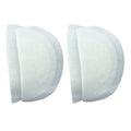 Two pairs of 7mm extra thin shoulder pads in white.
