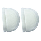 Two pairs of 7mm extra thin shoulder pads in white.