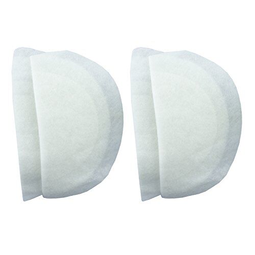 Two pairs of 7mm extra thin shoulder pads in white.