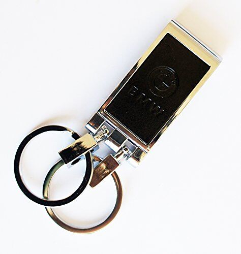 Wide belt design of the black leather keyring