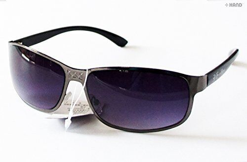 Two pairs of fashionable metal sunglasses in stylish designs.