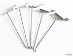15cm Slatwall Euro Hooks Arm Retail Shop Display - pack of 5 (SRM07)