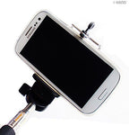 Monopod collapsed for easy storage and transport.