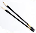 Two small Sumi brushes with comfort grip handles.