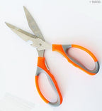 Nut cracker function integrated into the scissors design