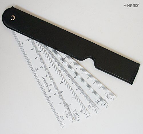 Ruler placed on fabric for pattern making