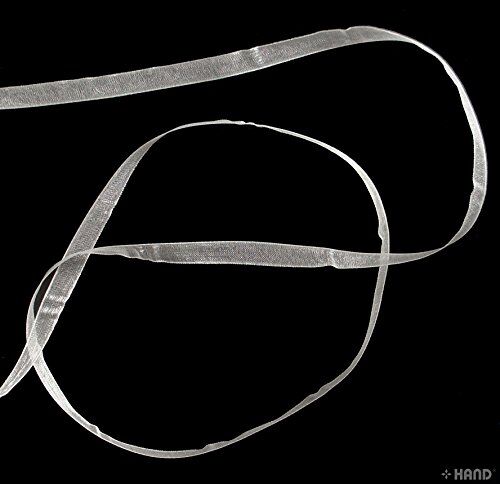 Assorted black and white ribbons in various styles