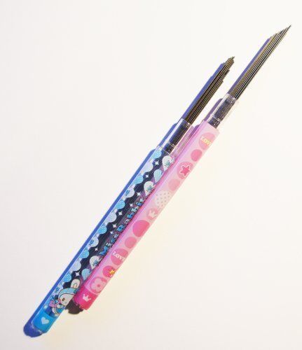 Pack of 2 Clear Mark automatic pencil lead refills, 0.5mm 2B.