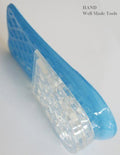 Silicone heel lift inserts stacked to show five layers