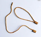 Pack of 1000 easy attach hang tags in mustard and gold