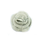Knitted Light Grey Decorative Rosettes Sew on Trim with Net Backing - 1 Metre Appx 12 pcs (8 x 8 cm)