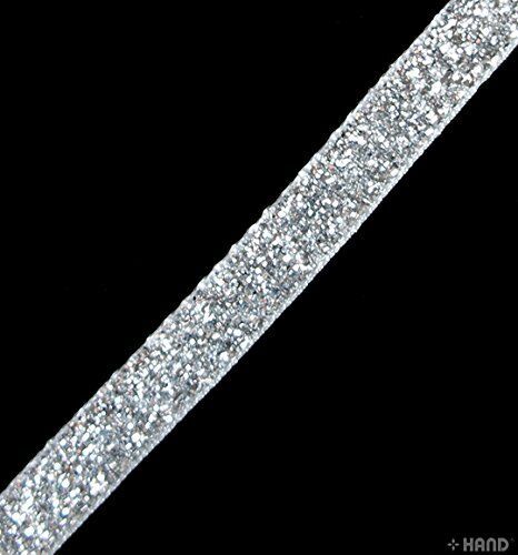 20m Gold/Silver Craft DIY Wedding Metallic Ribbon - Assorted Styles and Width (FS03 10mm Silver Sequin)