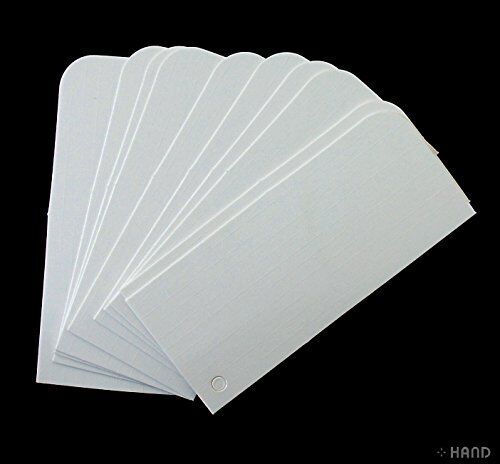 Pack of approximately 400 off white paper tags for crafting.