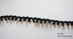 Nylon loop trim used in a theatre costume design