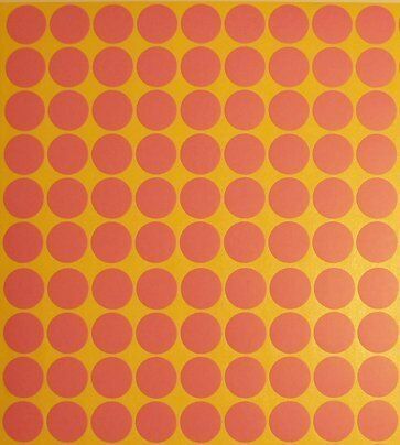 Self-Adhesive Tailors Round labels, Diameter 13mm, A Pack of 15 Sheets/132 Stickers per Sheet – Pink